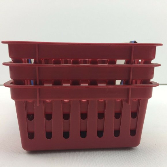 Mainstays Storage Trays 3 Pack Shelf Drawer Desk Organizer Container - Picture 5 of 8